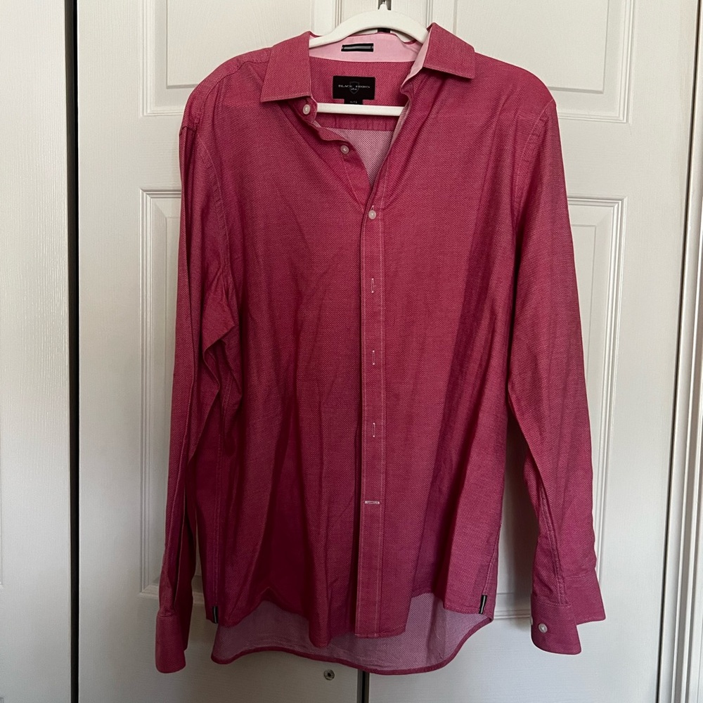 Black Brown 1826 button down dress shirt